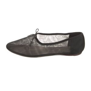Loeffler Randall Black Mesh Ballet Flats